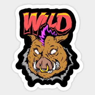 Wild Boar Sticker